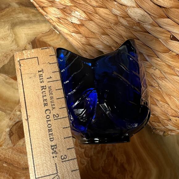 Colbolt Blue Leaf Votive/Small Dish - Picture 4 of 6